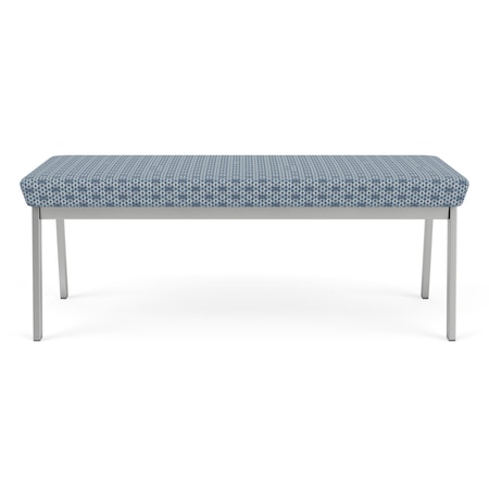 Lesro Newport 2 Seat Bench, 45 in W 21 in L 18.5 in H NP2001